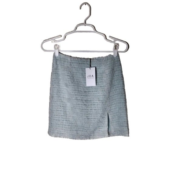 Just One Answer Skirt Womens XS Mini Front Side Slit Embroidered - Picture 1 of 16